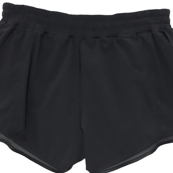 Lululemon Super Squad Shorts in Black with Mesh & Satin Trim - Picture 10 of 11